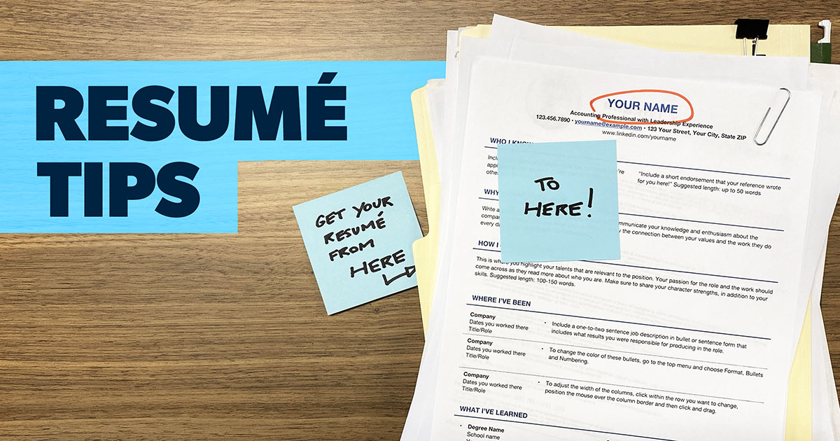 Resume Tips